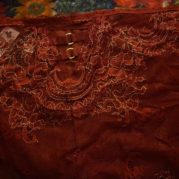 Torrid 2 pair! Size 3 NWT Red lace panties lingerie open back lace detail 2 pair - Picture 7 of 11